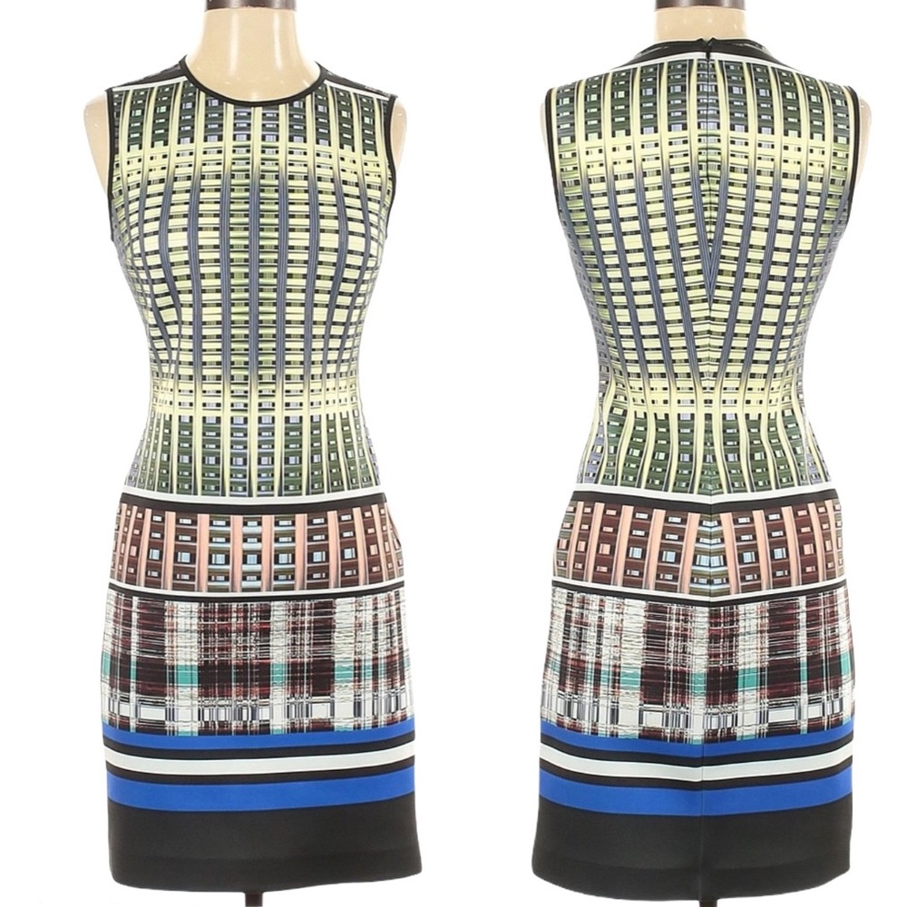 Clover Canyon Colorful Sheath Sleeveless Dress